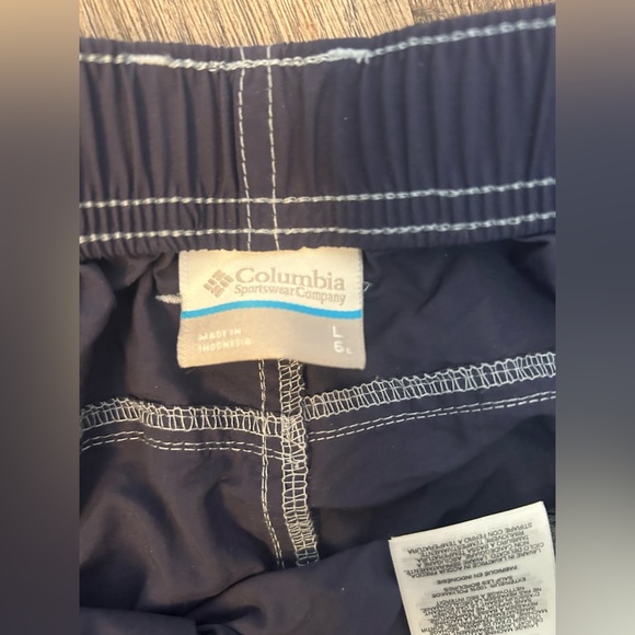 BUNDLE Columbia Sandy River Cargo Shorts Belted Size Large Navy Black Khaki - Picture 4 of 10